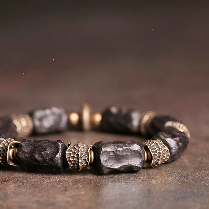 Tibetan Ebony Wood Copper Peace Bracelet Tibetan Ebony Wood Copper Peace Bracelet