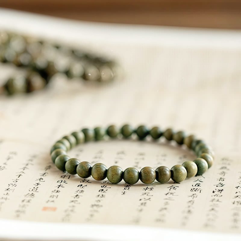 Tibetan Green Sandalwood Calming Bracelet Tibetan Green Sandalwood Calming Bracelet