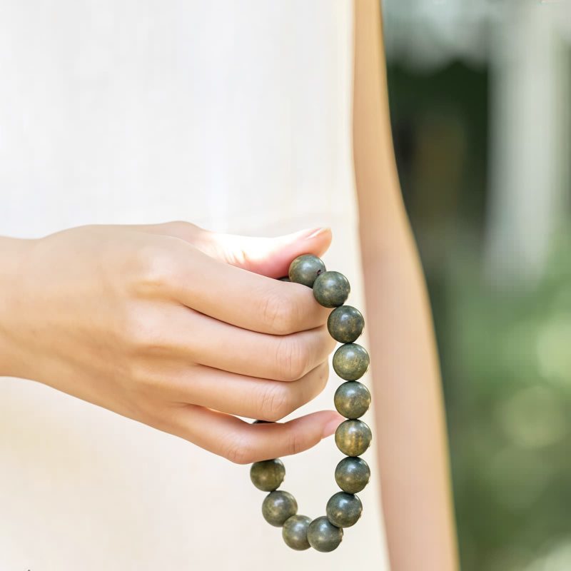 Tibetan Green Sandalwood Calming Bracelet Tibetan Green Sandalwood Calming Bracelet