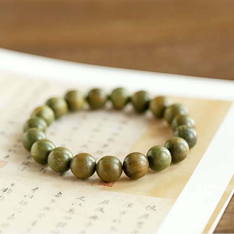 Tibetan Green Sandalwood Calming Bracelet Tibetan Green Sandalwood Calming Bracelet