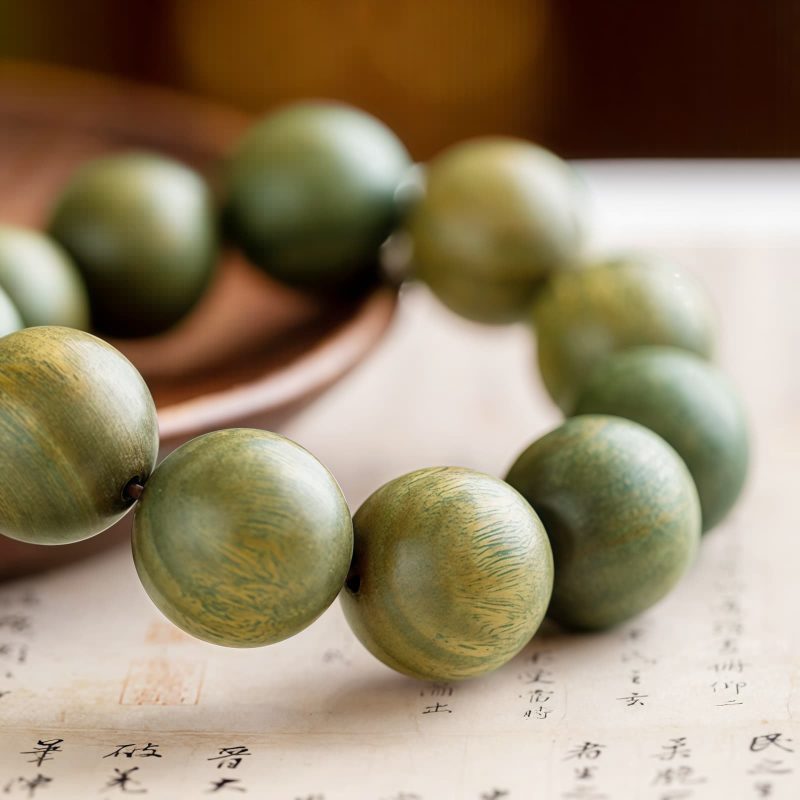 Tibetan Green Sandalwood Calming Bracelet Tibetan Green Sandalwood Calming Bracelet