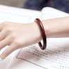 チベット産 小葉紫檀・緑檀・黒檀 守護バングル Tibetan Red and Green Sandalwood Protection Bangle