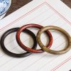 チベット産 小葉紫檀・緑檀・黒檀 守護バングル Tibetan Red and Green Sandalwood Protection Bangle