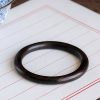 チベット産 小葉紫檀・緑檀・黒檀 守護バングル Tibetan Red and Green Sandalwood Protection Bangle