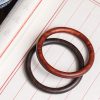 チベット産 小葉紫檀・緑檀・黒檀 守護バングル Tibetan Red and Green Sandalwood Protection Bangle