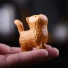 Tibetan Sandalwood Mini Cat Decoration Tibetan Sandalwood Mini Cat Decoration