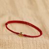 999 Gold Red String Peace Bracelet 999 Gold Red String Peace Bracelet