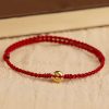 999 Gold Red String Peace Bracelet 999 Gold Red String Peace Bracelet