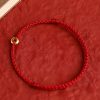 999 Gold Red String Peace Bracelet 999 Gold Red String Peace Bracelet