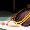 Amber Healing Flower Charm Necklace Amber Healing Flower Charm Necklace