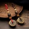 Feng Shui Five Emperor Coins Wealth Keychain Feng Shui Five Emperor Coins Wealth Keychain
