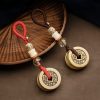 Feng Shui Five Emperor Coins Wealth Keychain Feng Shui Five Emperor Coins Wealth Keychain