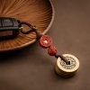 Feng Shui Five Emperor Coins Wealth Keychain Feng Shui Five Emperor Coins Wealth Keychain