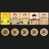 Feng Shui Five Emperor Coins Wealth Keychain Feng Shui Five Emperor Coins Wealth Keychain