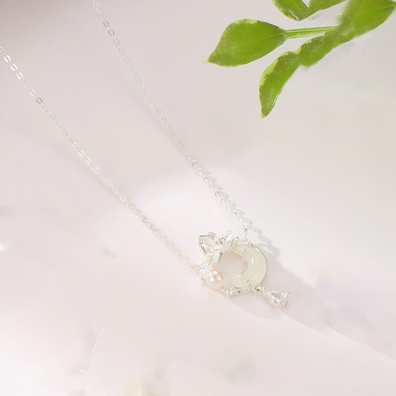 Hetian Jade Pearl Pendant Necklace Hetian Jade Pearl Pendant Necklace