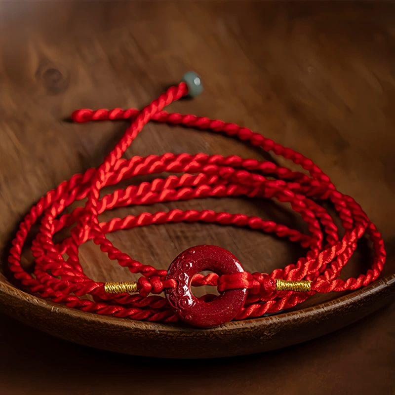 Natural Cinnabar Blessing Belly Chain Natural Cinnabar Blessing Belly Chain