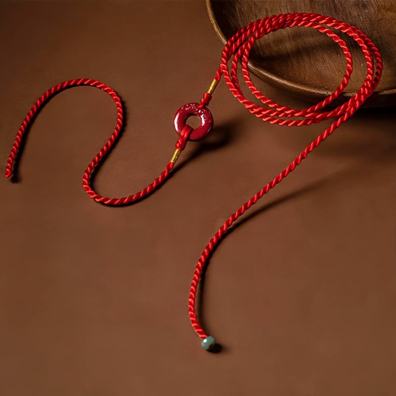 Natural Cinnabar Blessing Belly Chain Natural Cinnabar Blessing Belly Chain