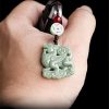 Natural Jade Kirin Phone Hanging Decoration Natural Jade Kirin Phone Hanging Decoration