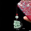 Natural Jade Kirin Phone Hanging Decoration Natural Jade Kirin Phone Hanging Decoration