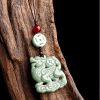 Natural Jade Kirin Phone Hanging Decoration Natural Jade Kirin Phone Hanging Decoration