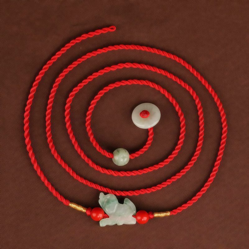 Red String Jade Peace Belly Chain Red String Jade Peace Belly Chain