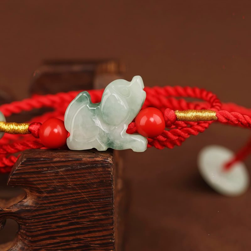 Red String Jade Peace Belly Chain Red String Jade Peace Belly Chain