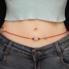 Red String Jade Peace Belly Chain Red String Jade Peace Belly Chain