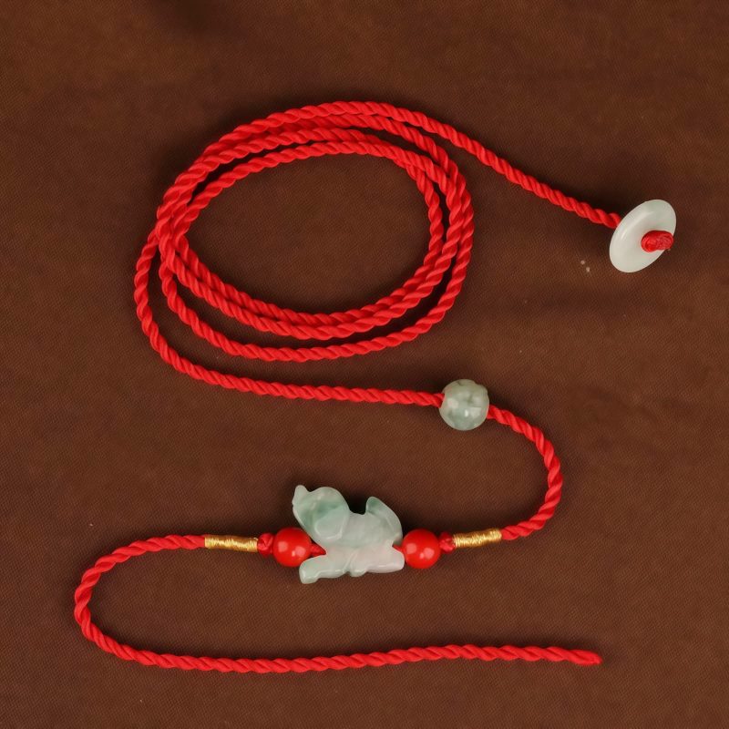 Red String Jade Peace Belly Chain Red String Jade Peace Belly Chain