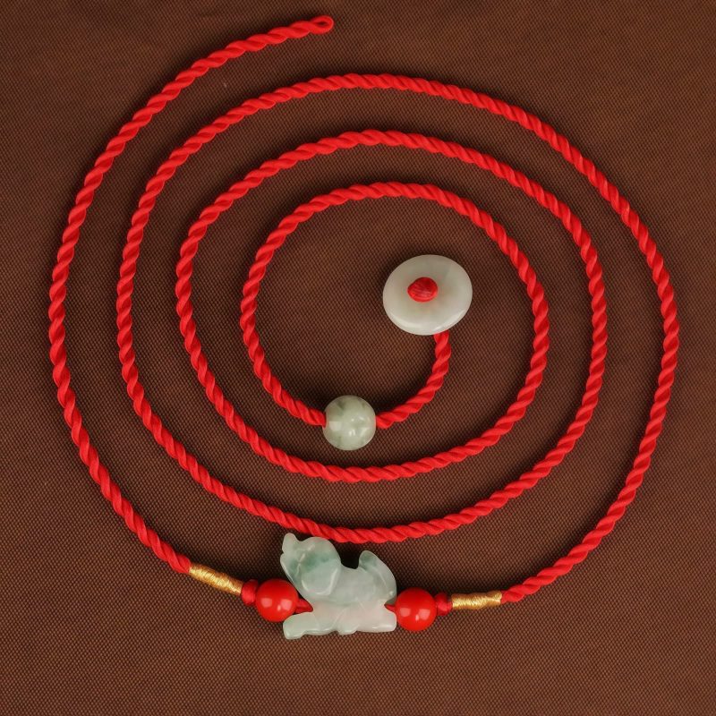 Red String Jade Peace Belly Chain Red String Jade Peace Belly Chain