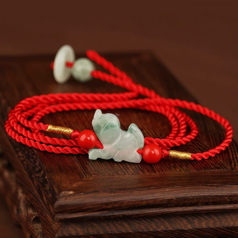 Red String Jade Peace Belly Chain Red String Jade Peace Belly Chain