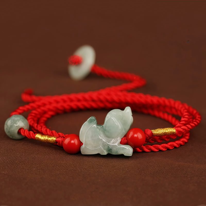 Red String Jade Peace Belly Chain Red String Jade Peace Belly Chain