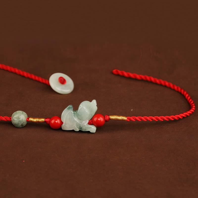 Red String Jade Peace Belly Chain Red String Jade Peace Belly Chain