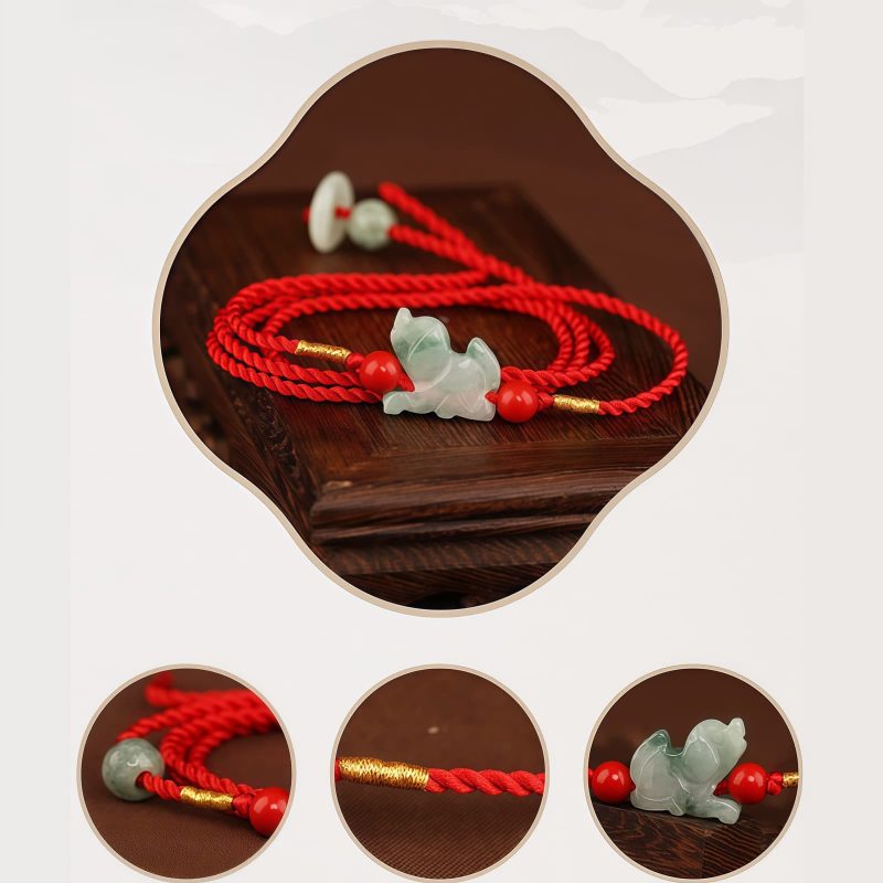 Red String Jade Peace Belly Chain Red String Jade Peace Belly Chain