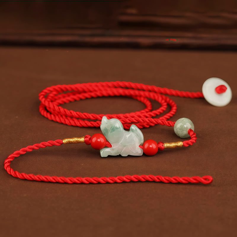 Red String Jade Peace Belly Chain Red String Jade Peace Belly Chain