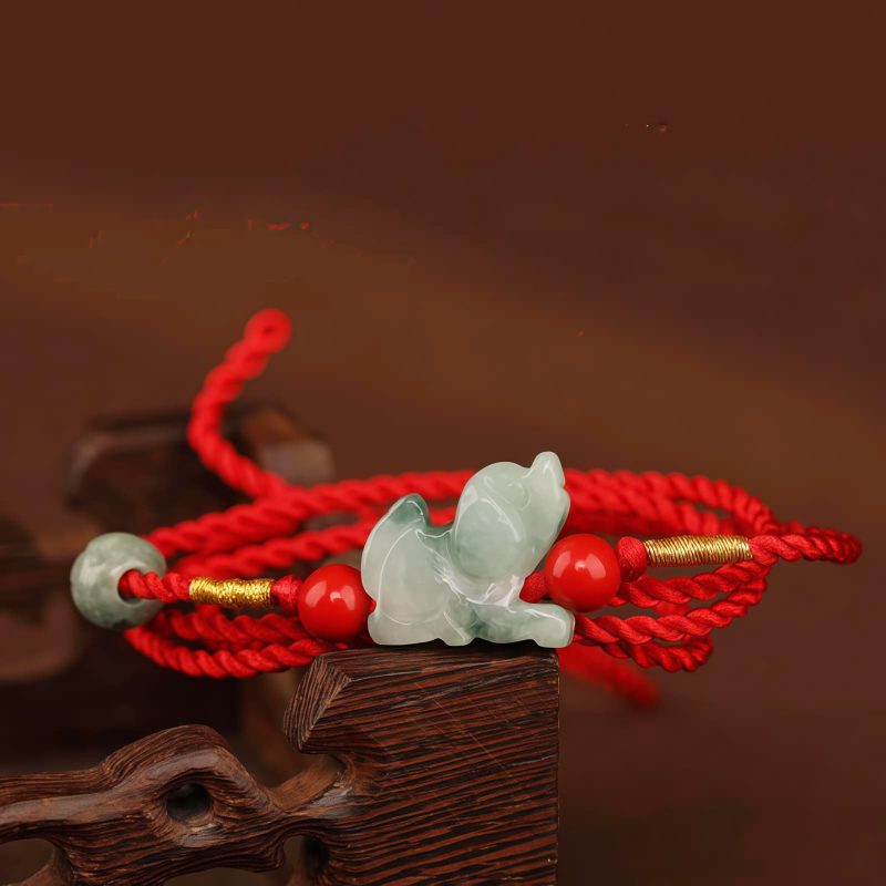 Red String Jade Peace Belly Chain Red String Jade Peace Belly Chain