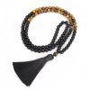 Tibetan Black Onyx Tiger Eye Protection Necklace Tibetan Black Onyx Tiger Eye Protection Necklace