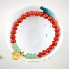 Tibetan Cinnabar Green Aventurine Luck Bracelet Tibetan Cinnabar Green Aventurine Luck Bracelet