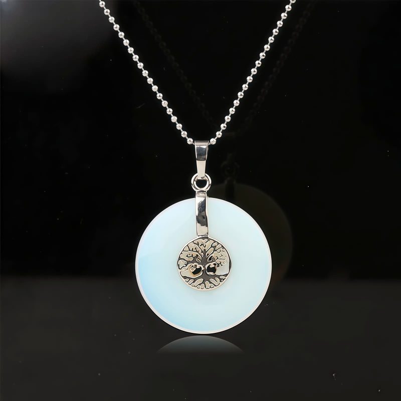 Tree of Life Amethyst & Rose Quartz Necklace Tree of Life Amethyst & Rose Quartz Necklace