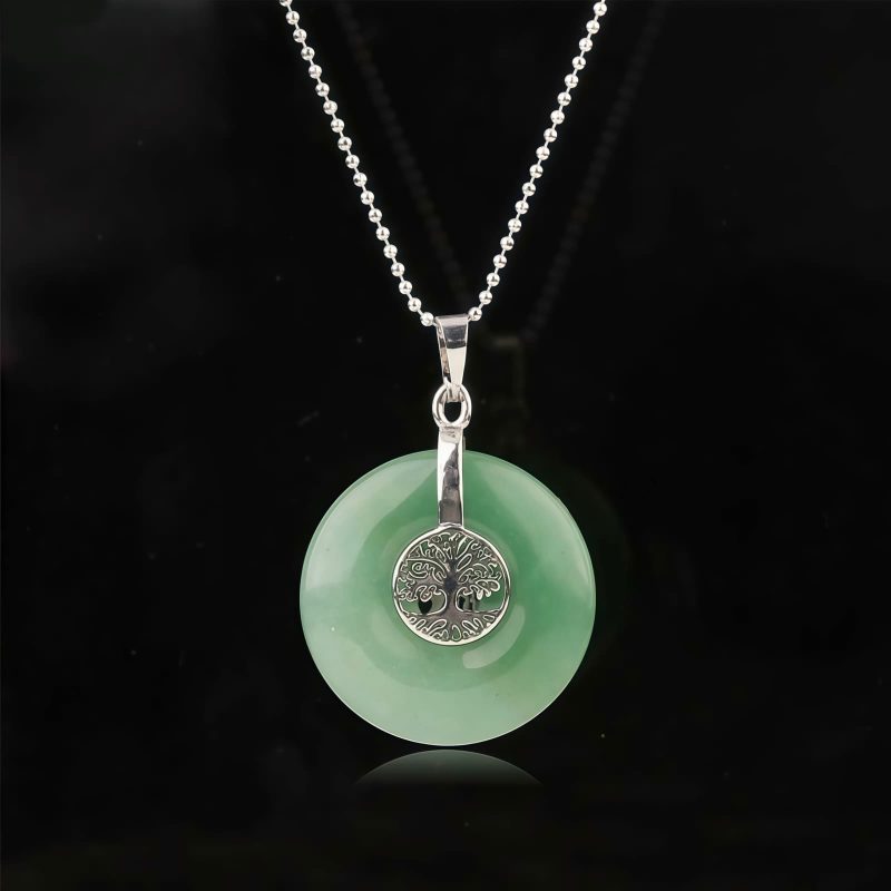 Tree of Life Amethyst & Rose Quartz Necklace Tree of Life Amethyst & Rose Quartz Necklace