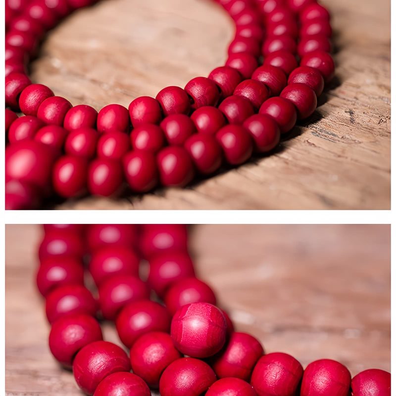 108 Mala Beads Natural Abelia Biflora Wood Bracelet 108 Mala Beads Natural Abelia Biflora Wood Bracelet