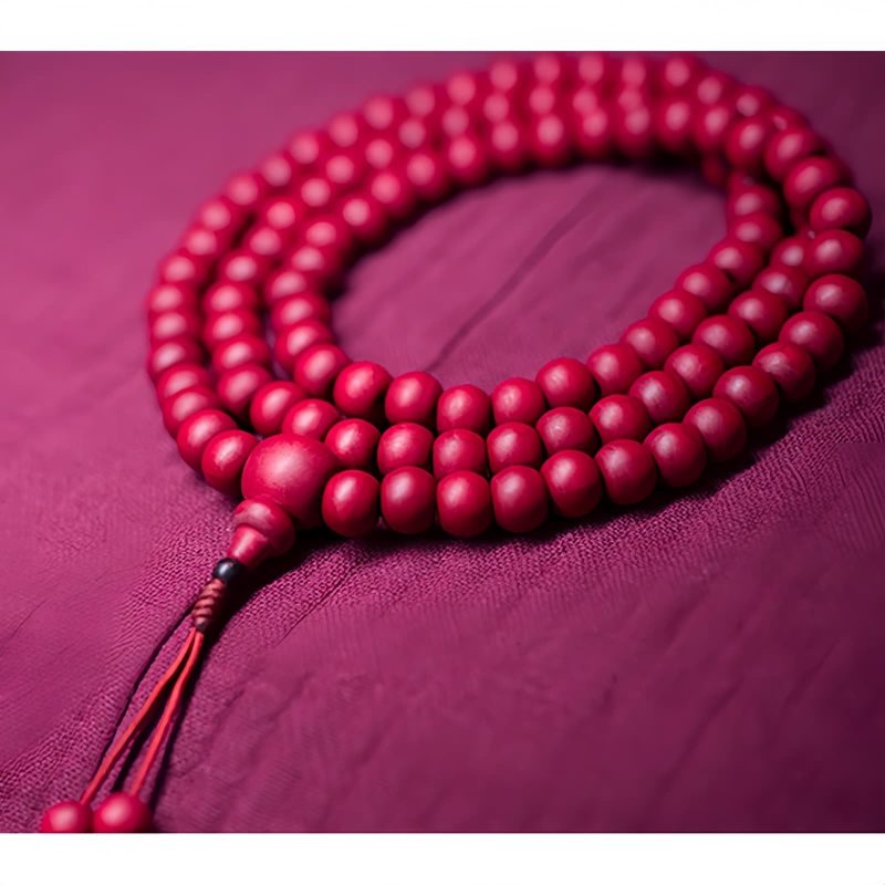 108 Mala Beads Natural Abelia Biflora Wood Bracelet 108 Mala Beads Natural Abelia Biflora Wood Bracelet