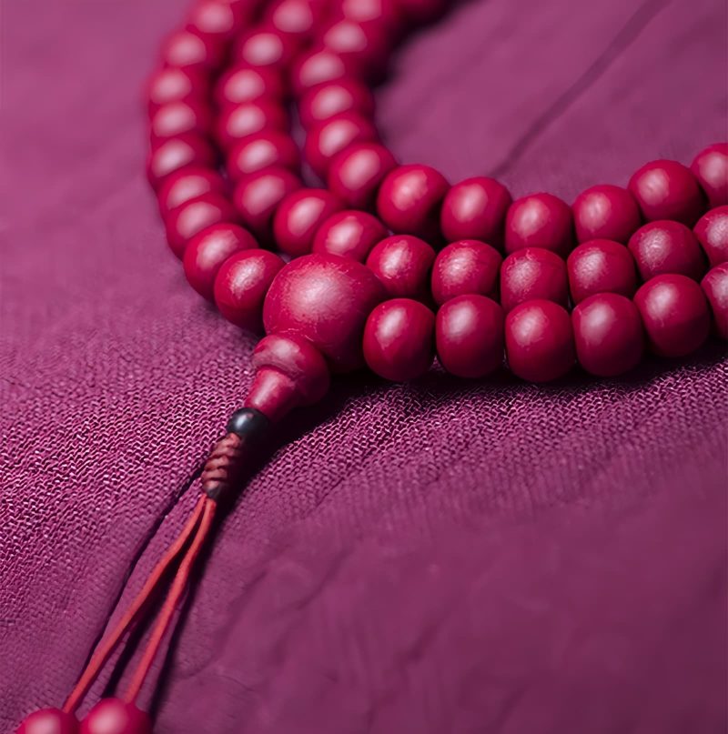 108 Mala Beads Natural Abelia Biflora Wood Bracelet 108 Mala Beads Natural Abelia Biflora Wood Bracelet