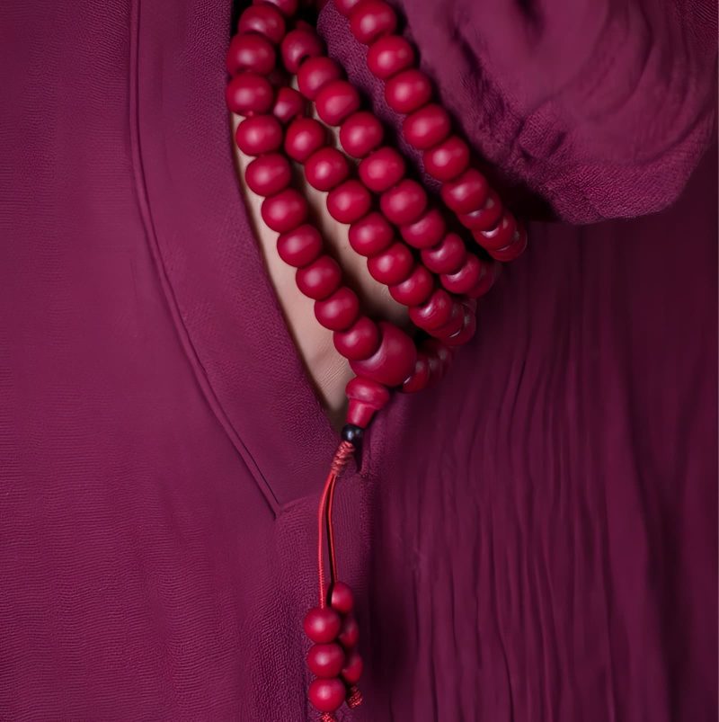 108 Mala Beads Natural Abelia Biflora Wood Bracelet 108 Mala Beads Natural Abelia Biflora Wood Bracelet