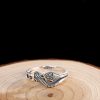 925 Silver Chinese Zodiac Snake Open Ring 925 Silver Chinese Zodiac Snake Open Ring