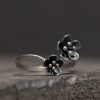 925 Silver Flower Adjustable Ring 925 Silver Flower Adjustable Ring