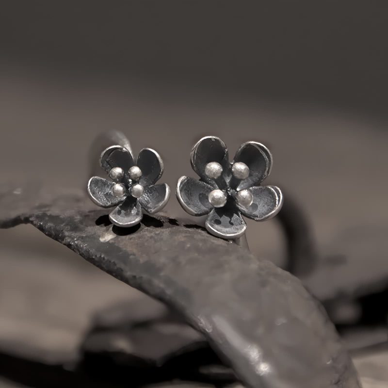 925 Silver Flower Adjustable Ring 925 Silver Flower Adjustable Ring