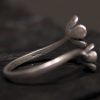 925 Silver Flower Adjustable Ring 925 Silver Flower Adjustable Ring