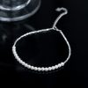 925 Silver Pearl Beads Protection Anklet 925 Silver Pearl Beads Protection Anklet