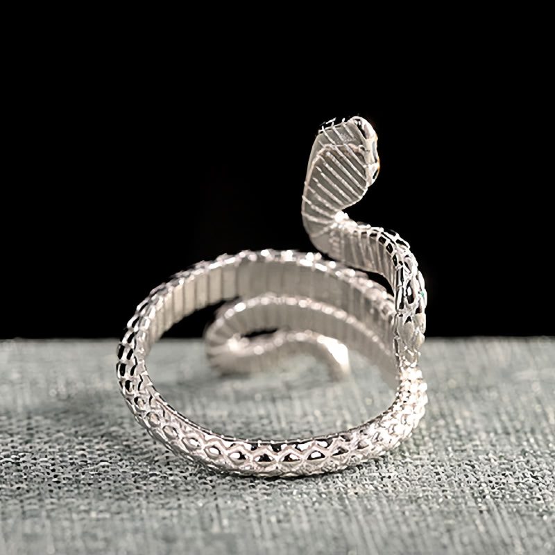 925 Silver Year of the Snake Blessing Ring 925 Silver Year of the Snake Blessing Ring