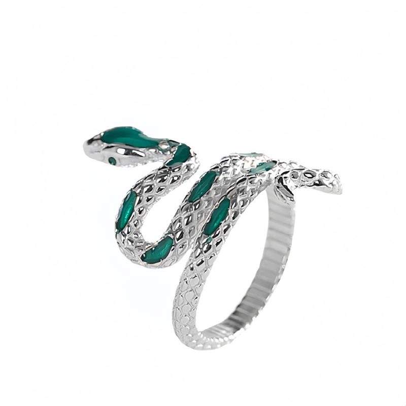 925 Silver Year of the Snake Blessing Ring 925 Silver Year of the Snake Blessing Ring